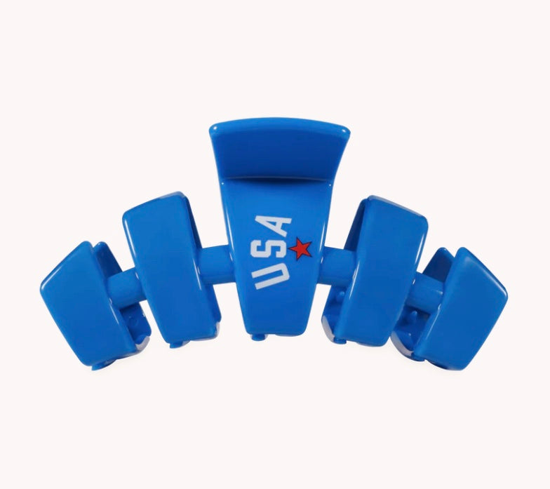 USA Blue Classic Hair Clip- Small