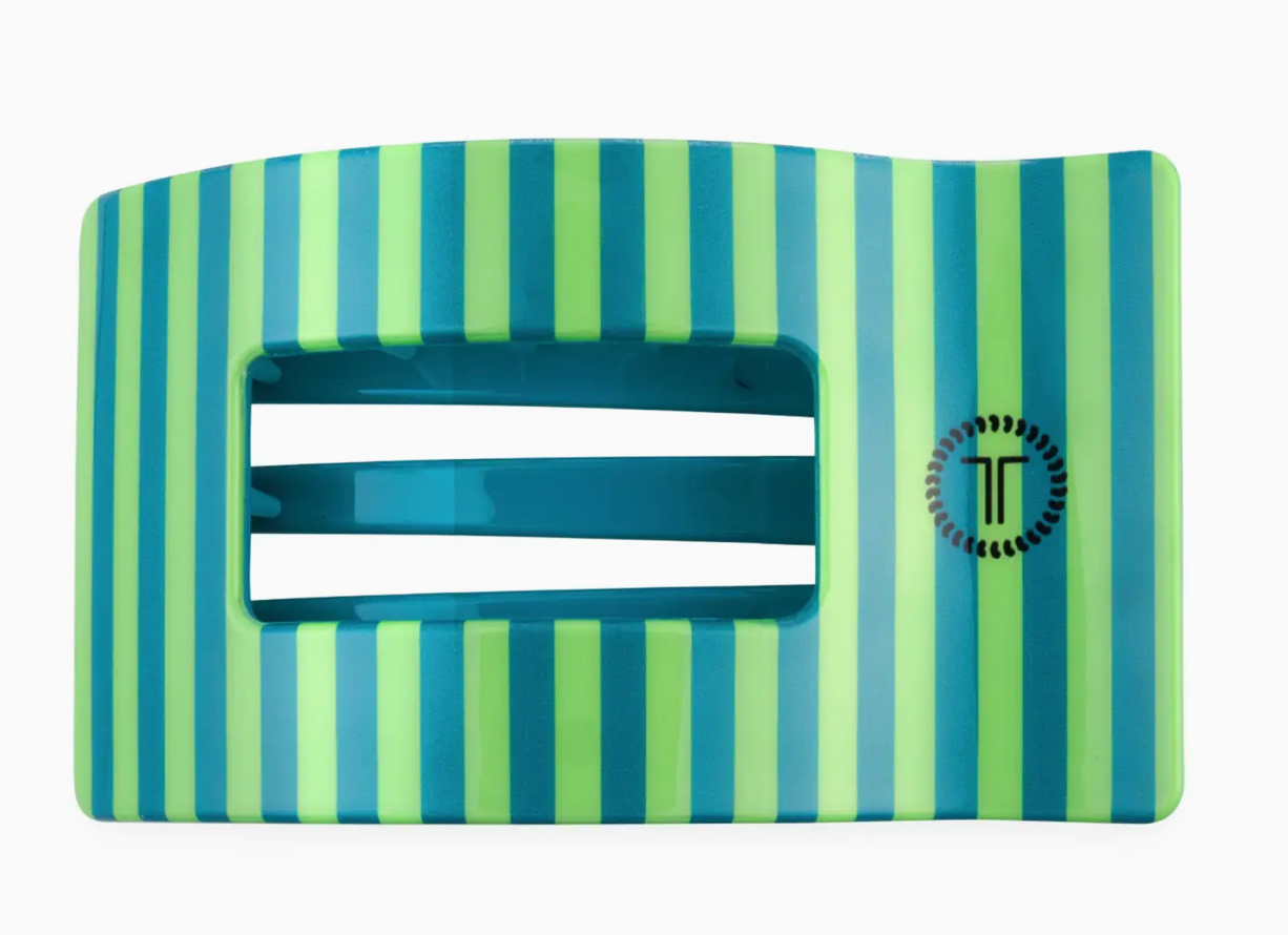 Cabana Cute Flat Rectangle Hair Clip- Medium