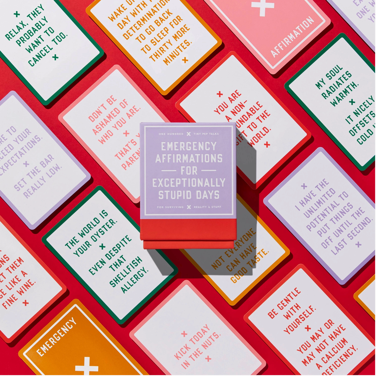 Brass Monkey Emergency Affirmations Exceptionally Stupid Days Card Deck