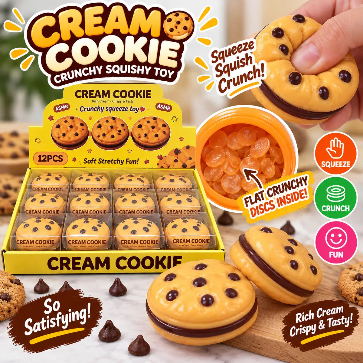 Cookie Crunchy Squishy
