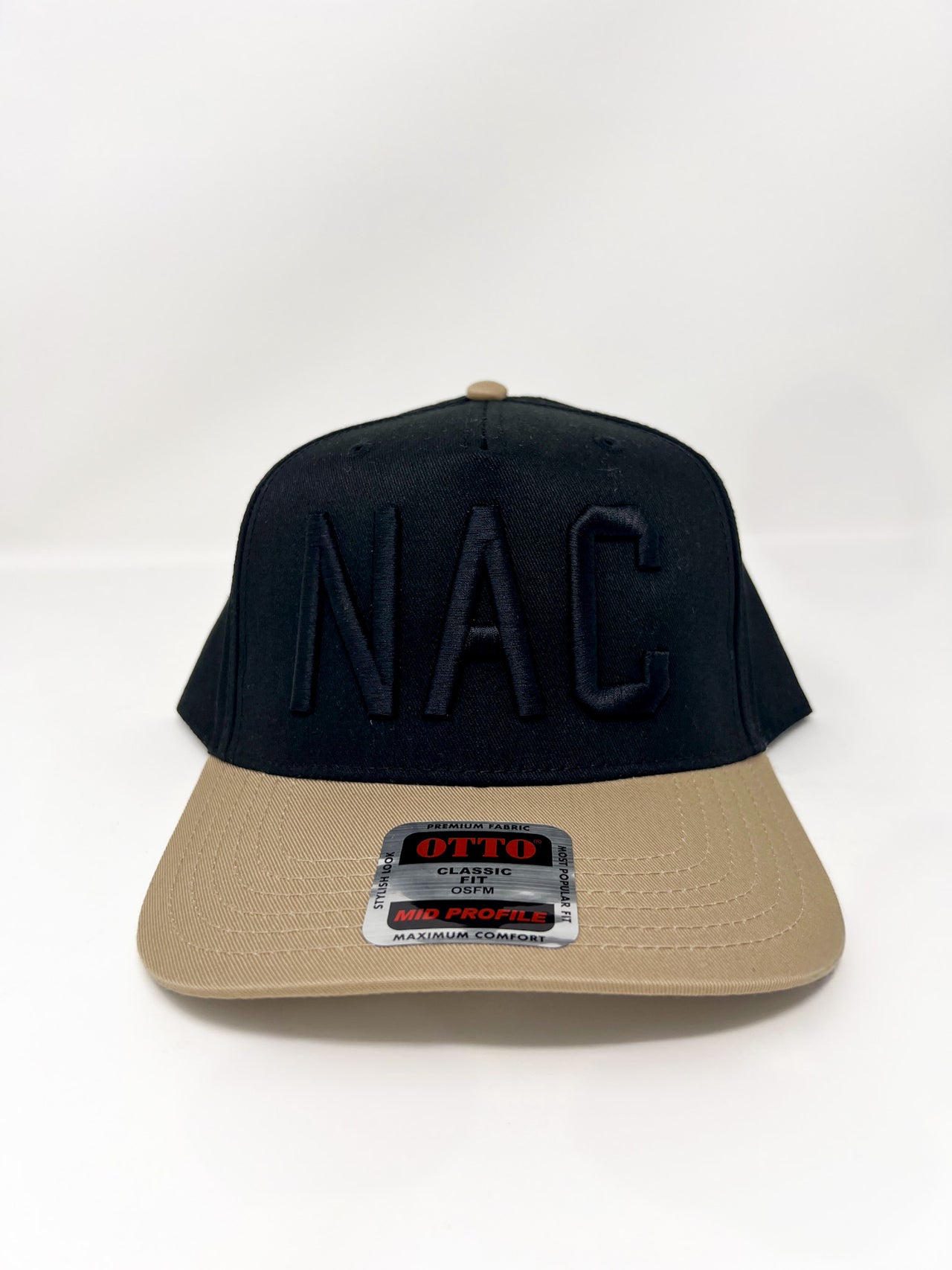NAC Tone Puff Hat- Khaki/Black