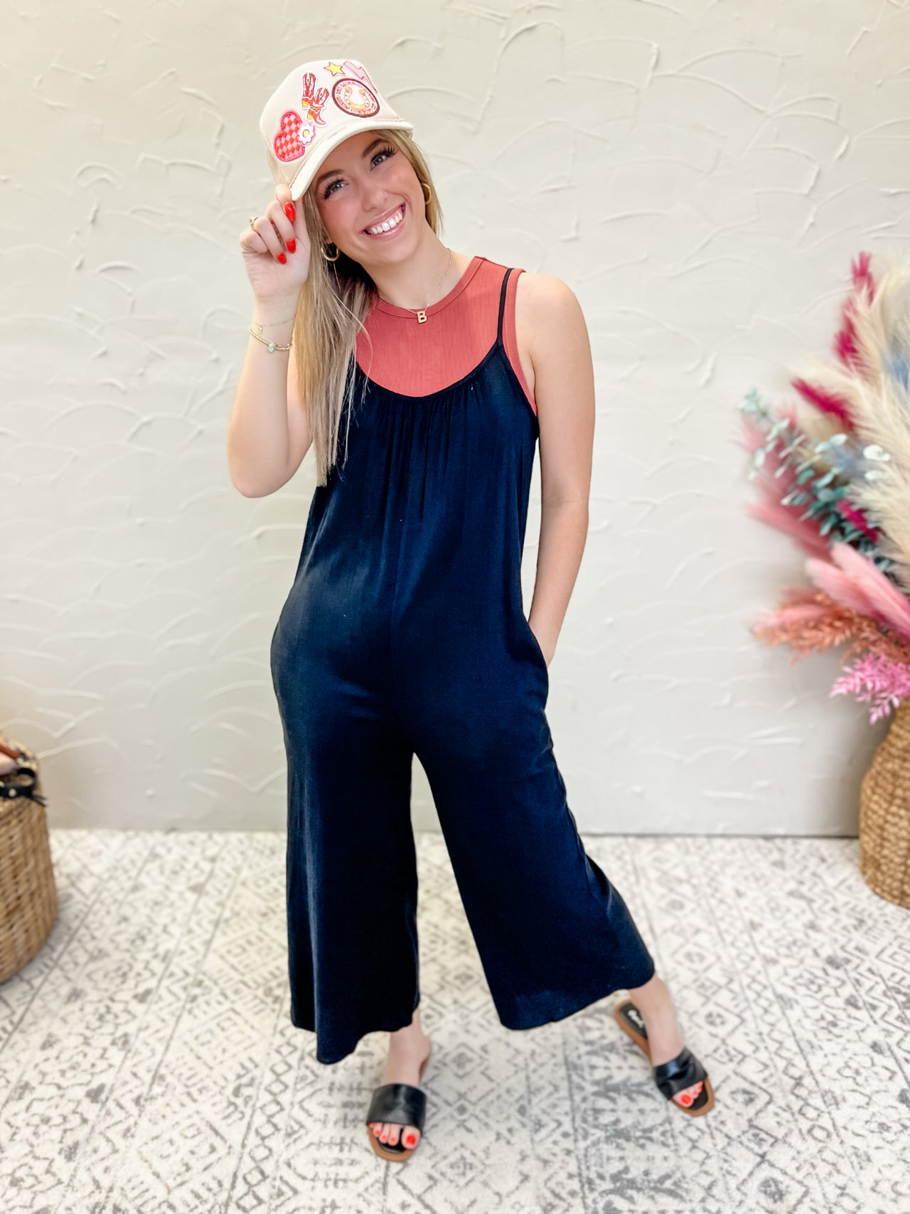 Called To You Wide Leg Jumpsuit