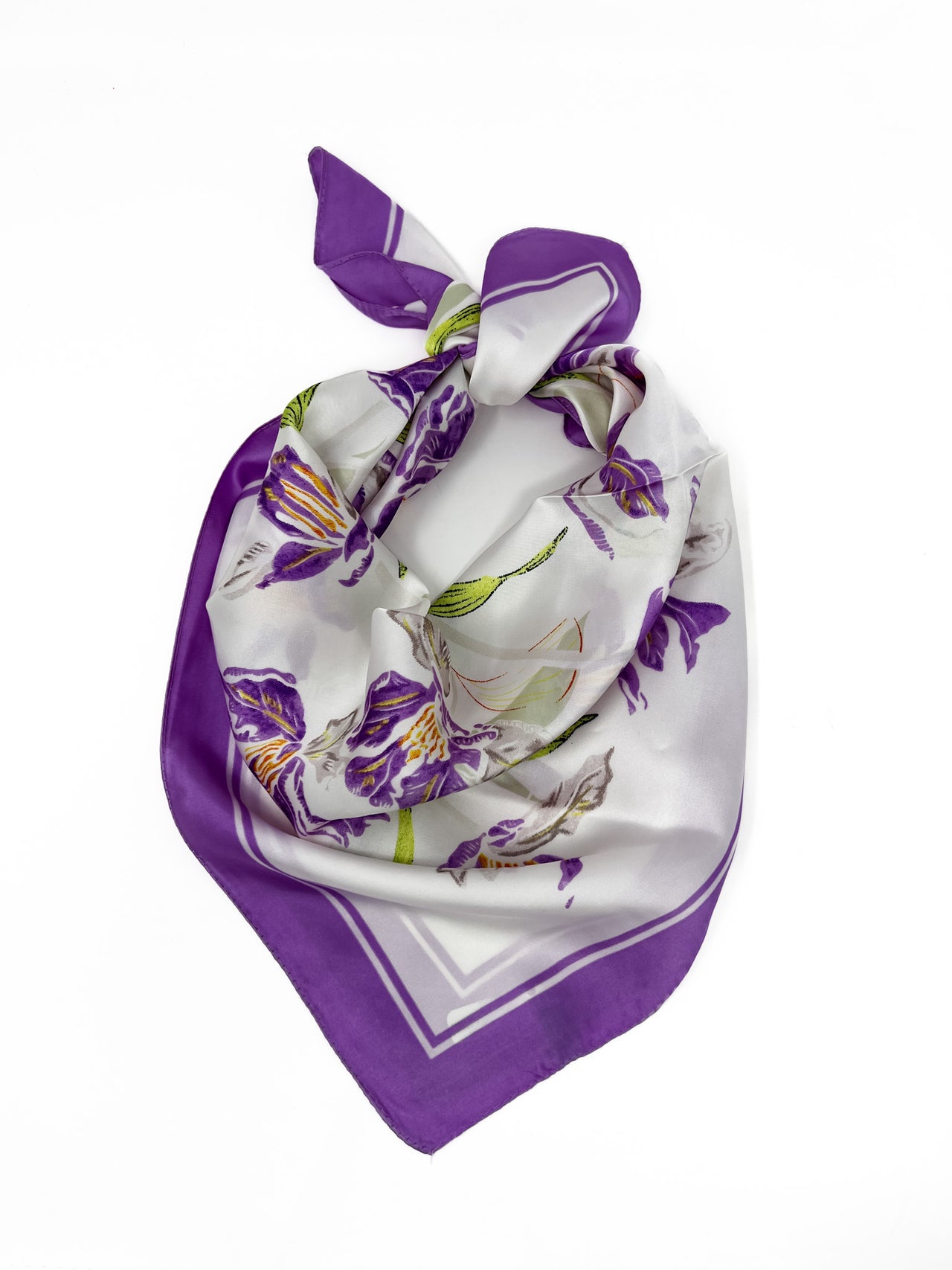 Patty Light Purple Flower Scarf