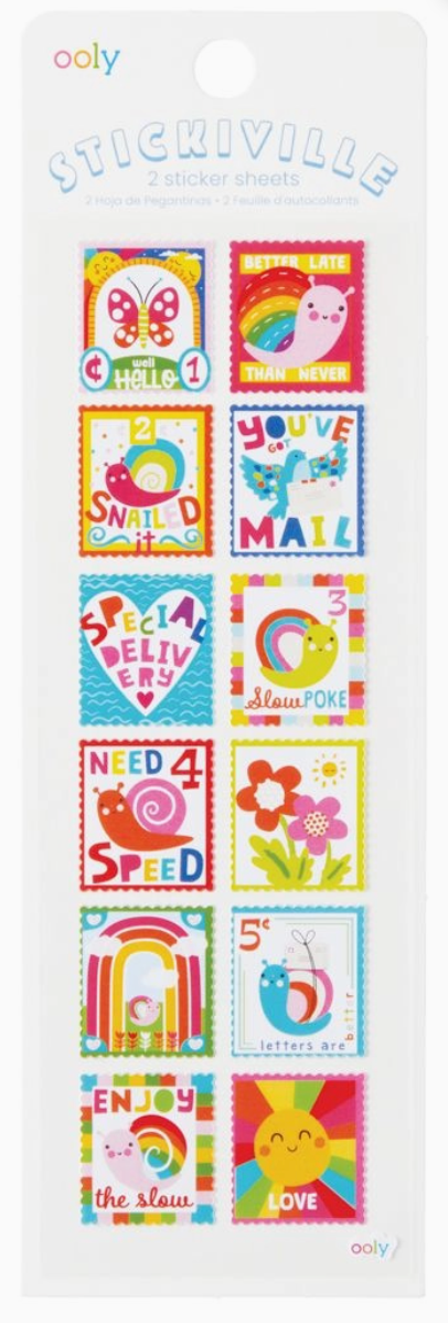 Snail Mail Stamps Stickers