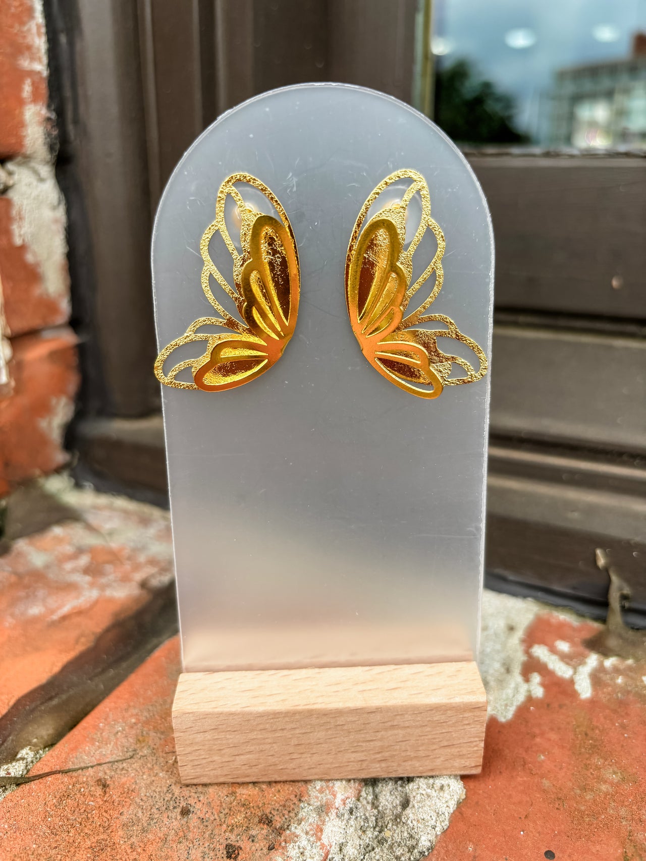 Mary Butterfly Stud Earrings
