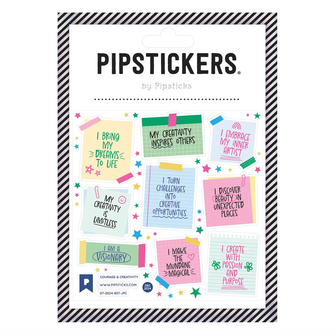 Courage & Creativity Stickers