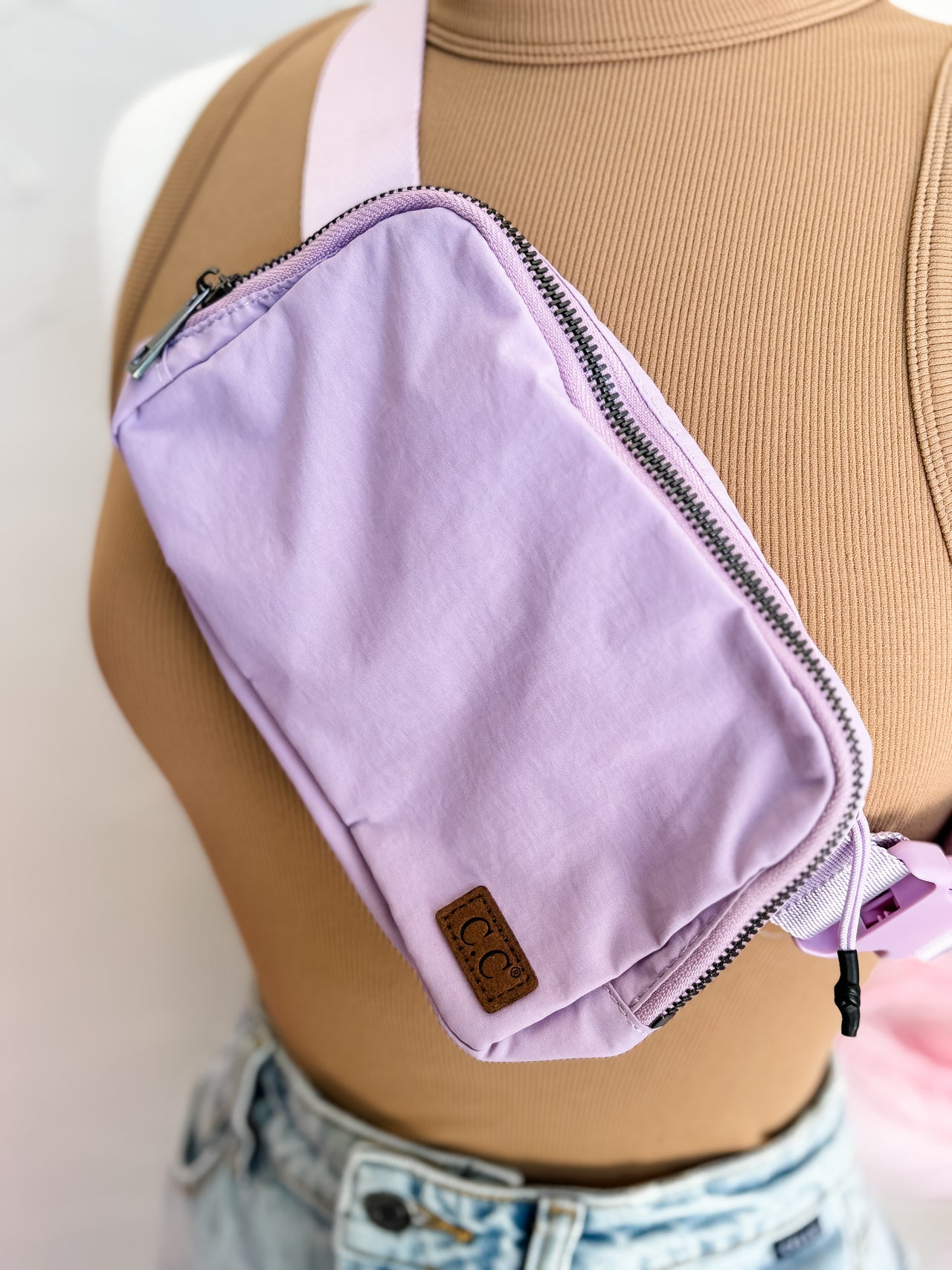 Basic Belt Bag- Lavender