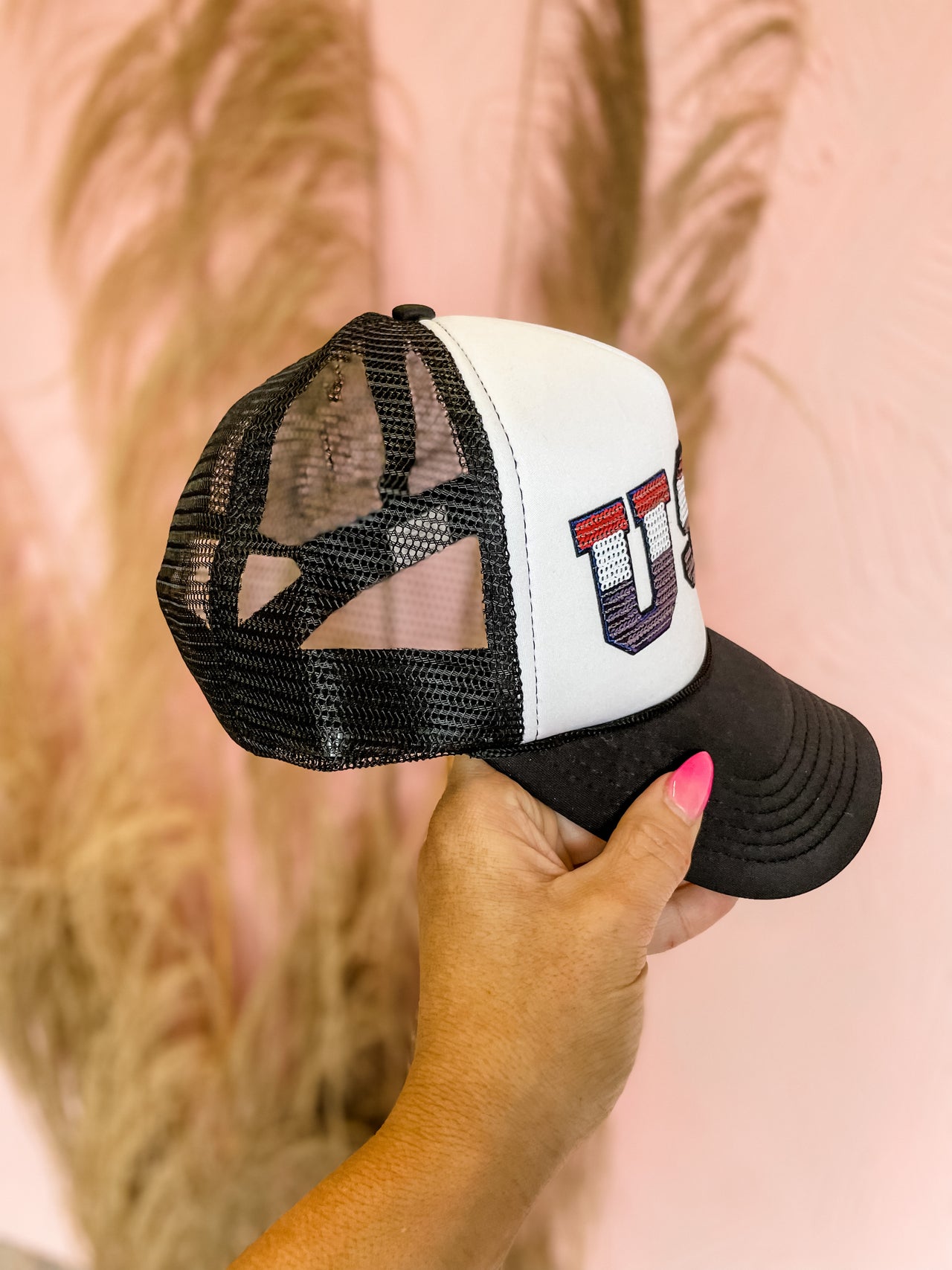USA Sequin Foam Hat