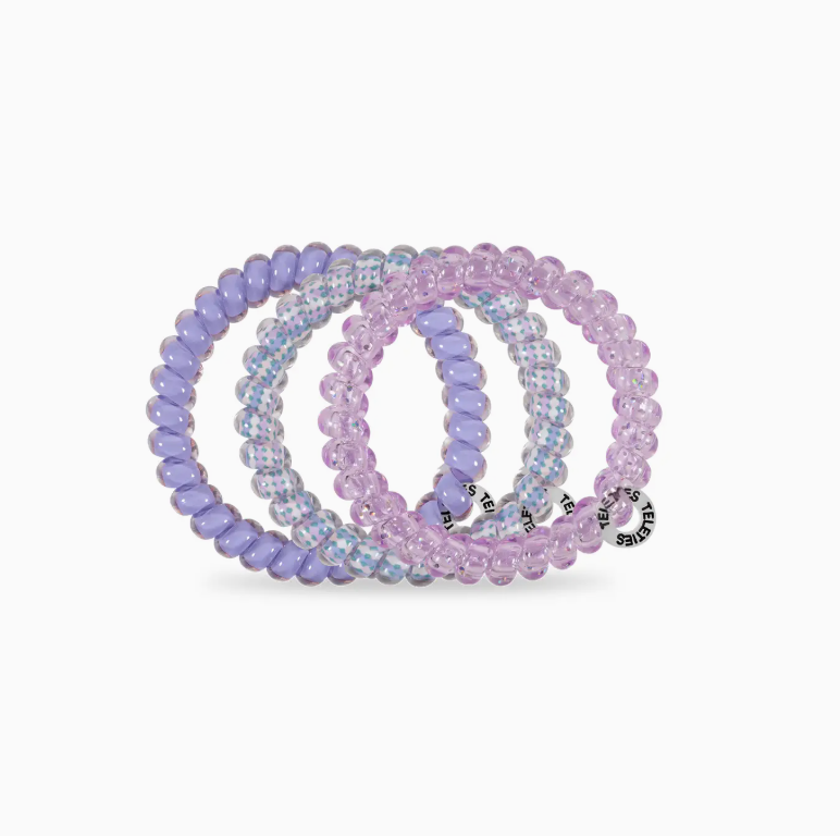 Lavender Mist Spiral Hair Coils- Small