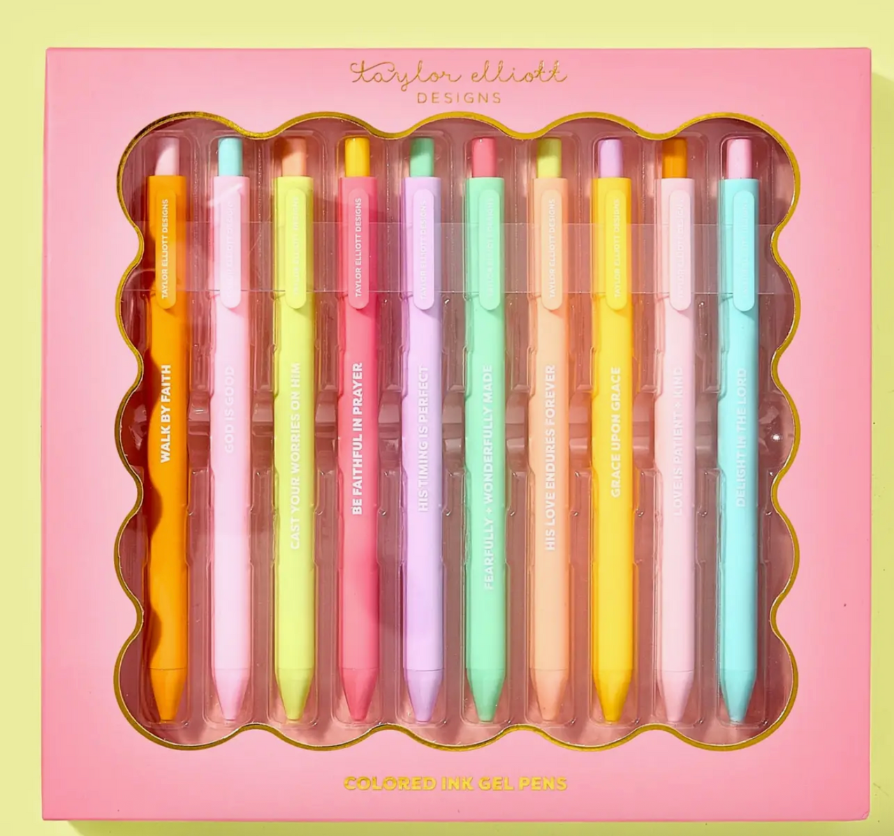 Gel Pen Set- Faith Assorted Colors 10pcs