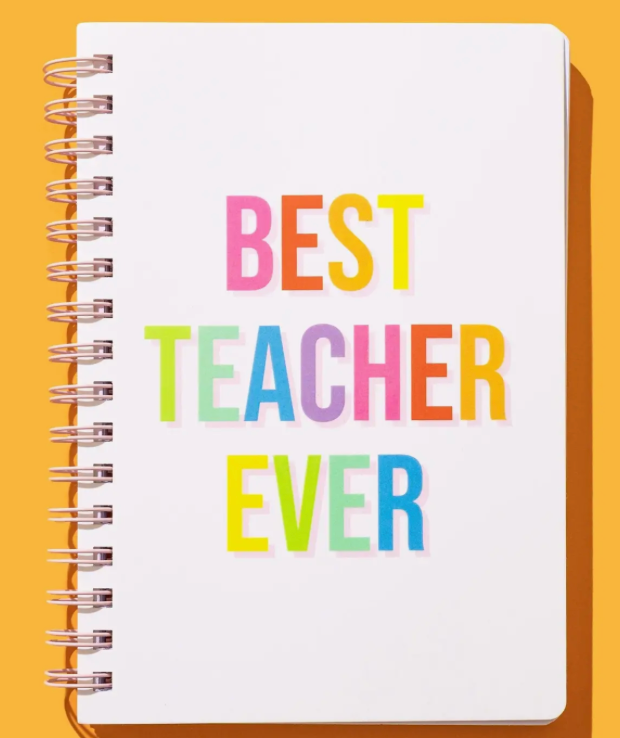 Spiral Notebook "Best Teacher Ever"