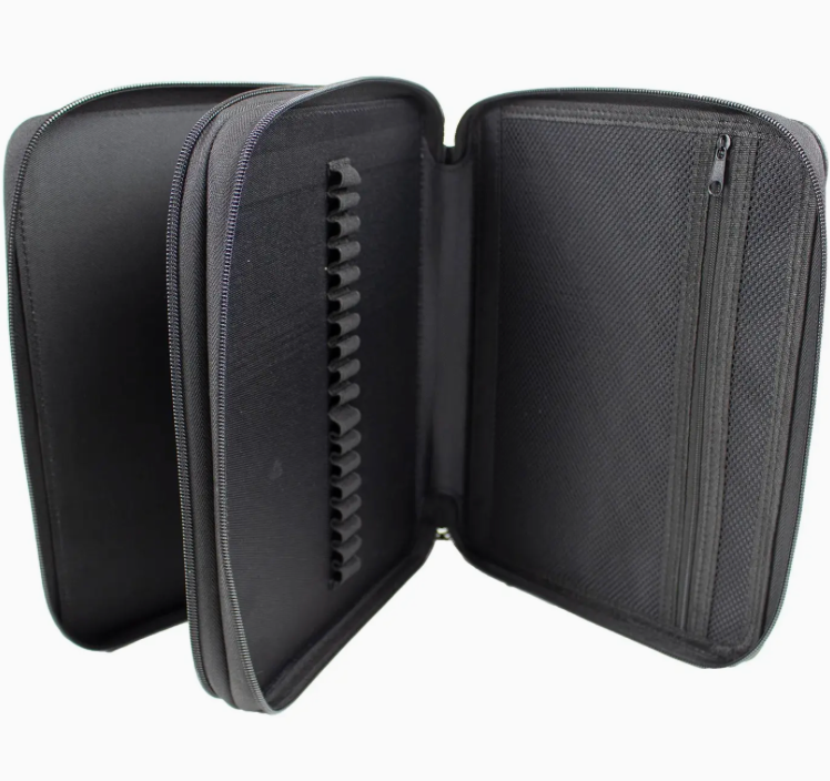 Zippered Marker Storage Case- Black
