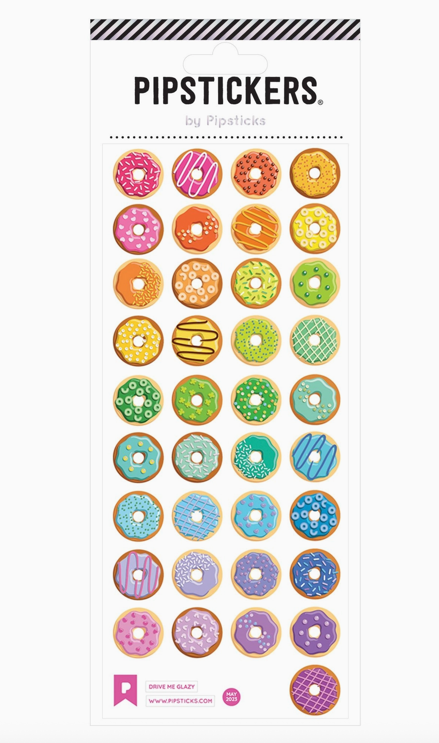 Drive Me Glazy Stickers