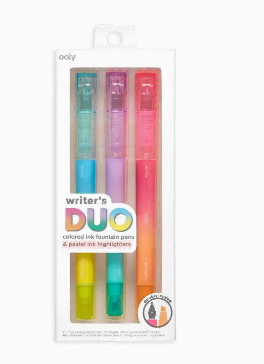 Writer's Duo: Double-Ended Fountain Pens & Highlighters