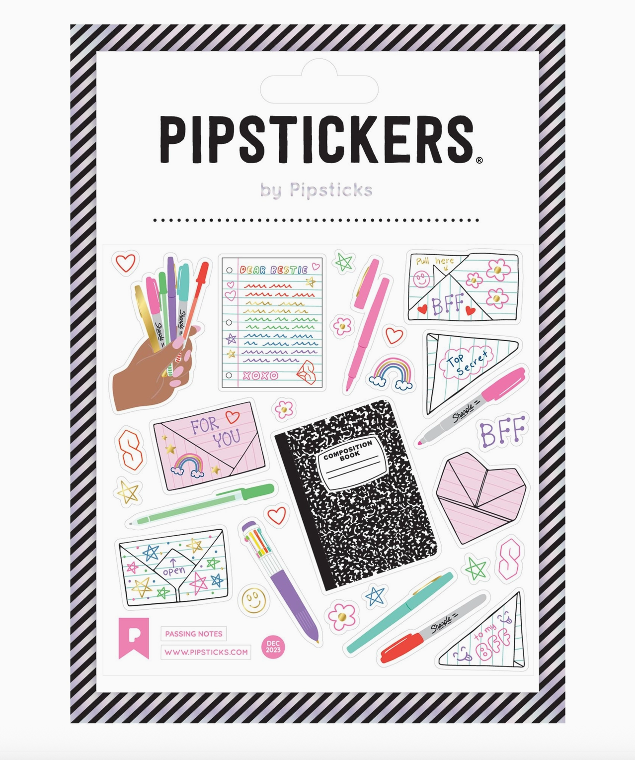 Passing Notes Stickers