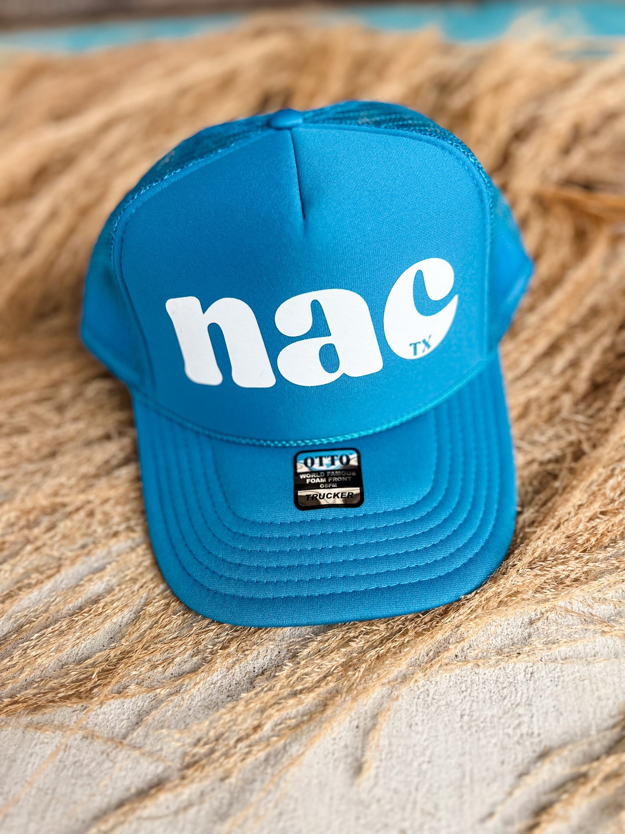 NAC TX Foam Hat- Turquoise