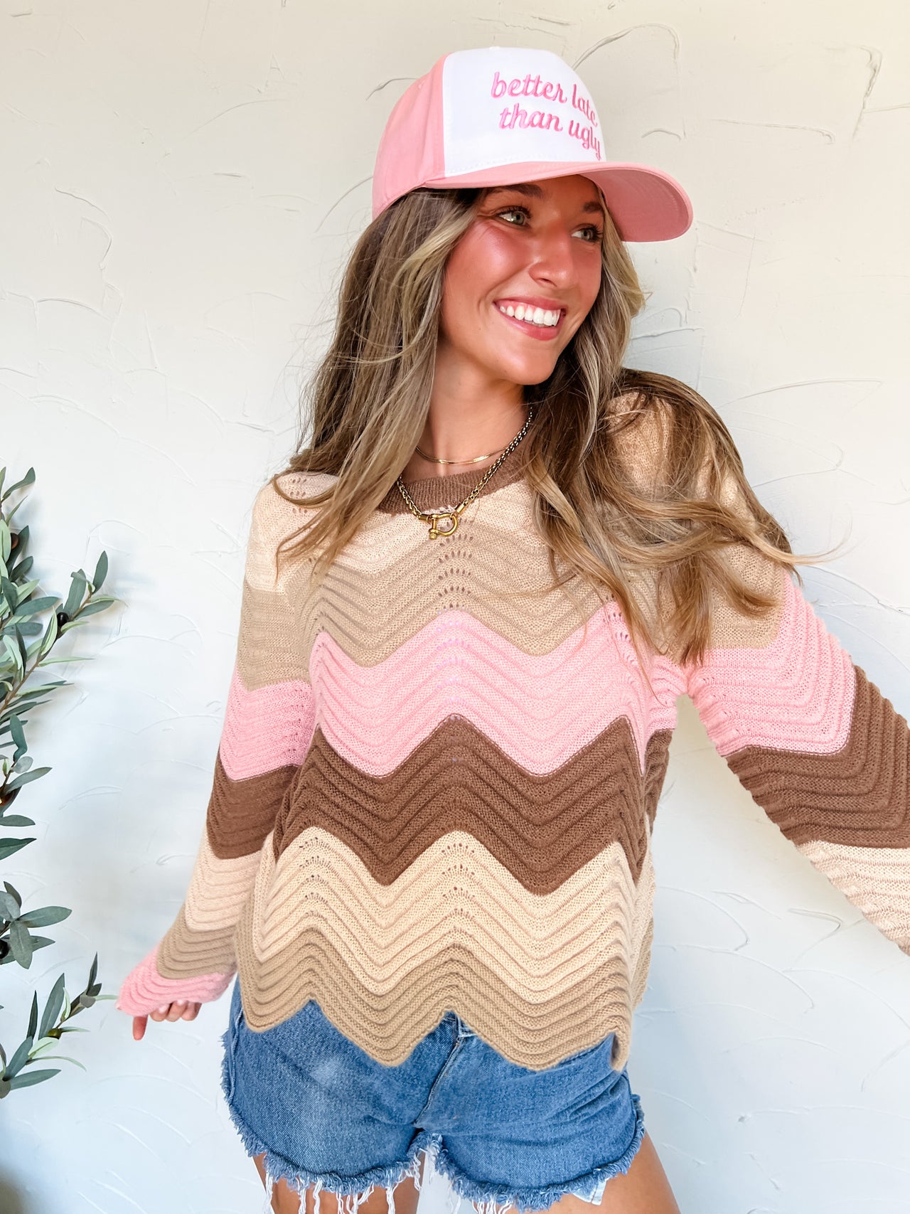 Know It All Color Block Sweater Top