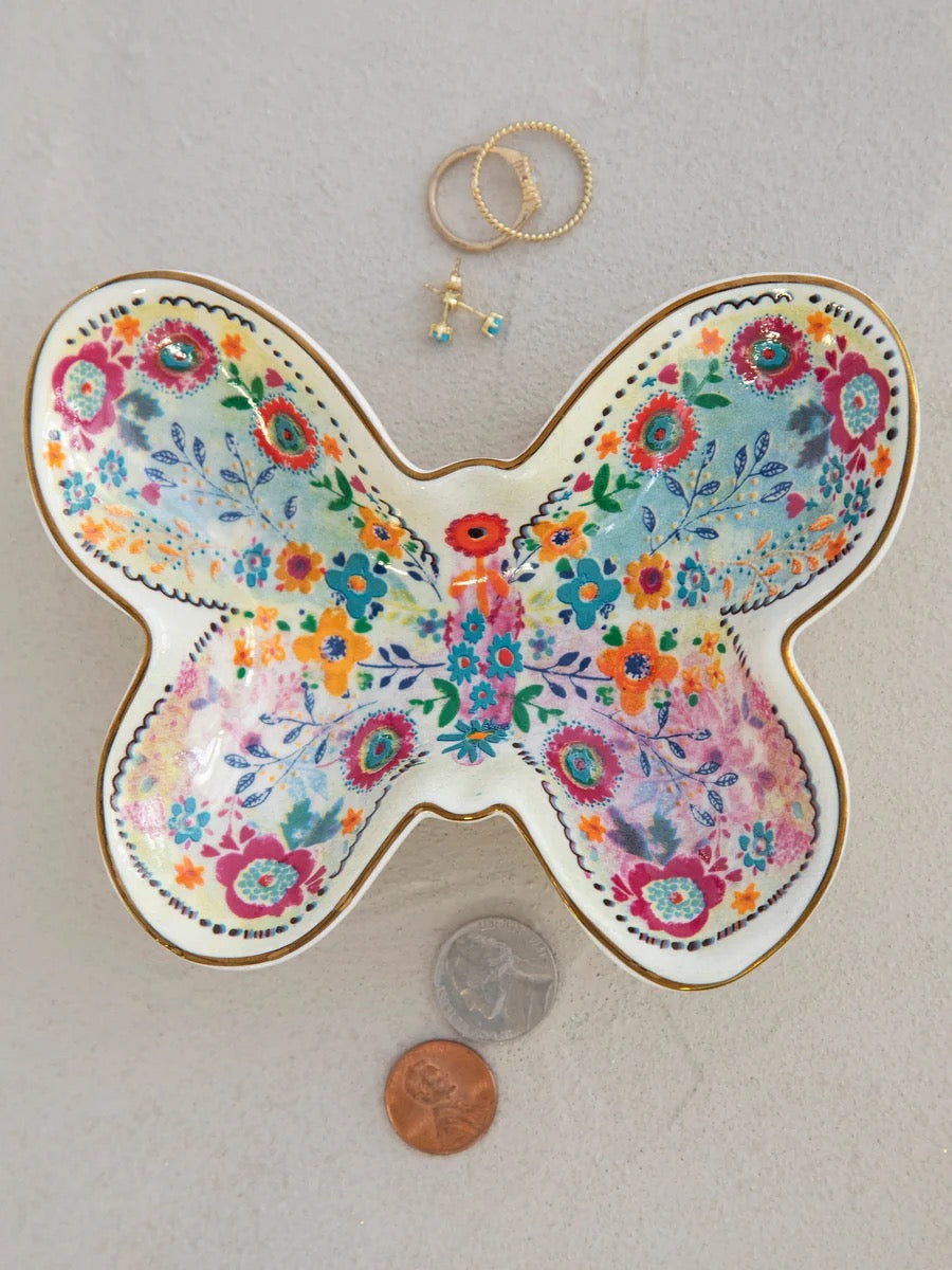 Butterfly Shaped Trinket Bowl