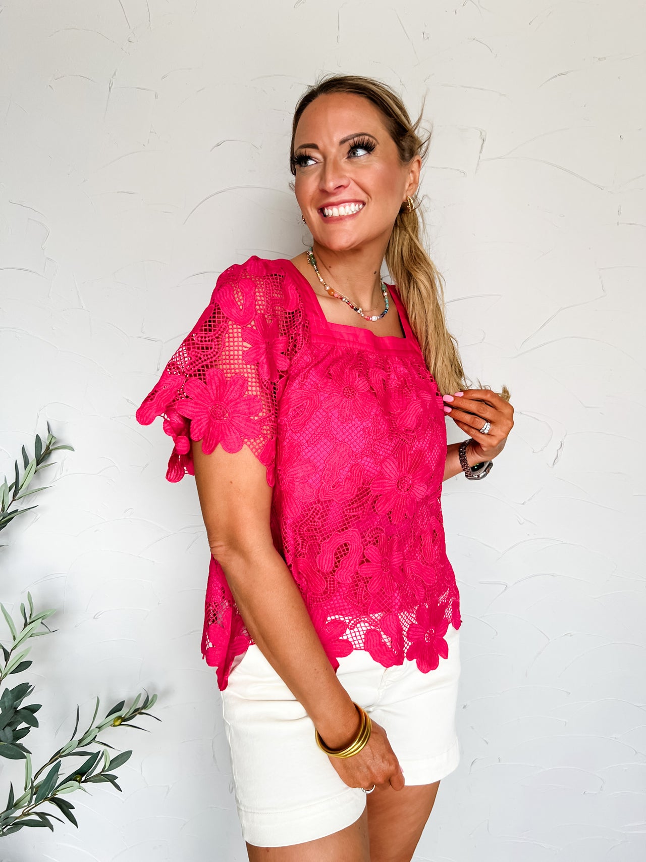 Look Impressed Square Neck Top