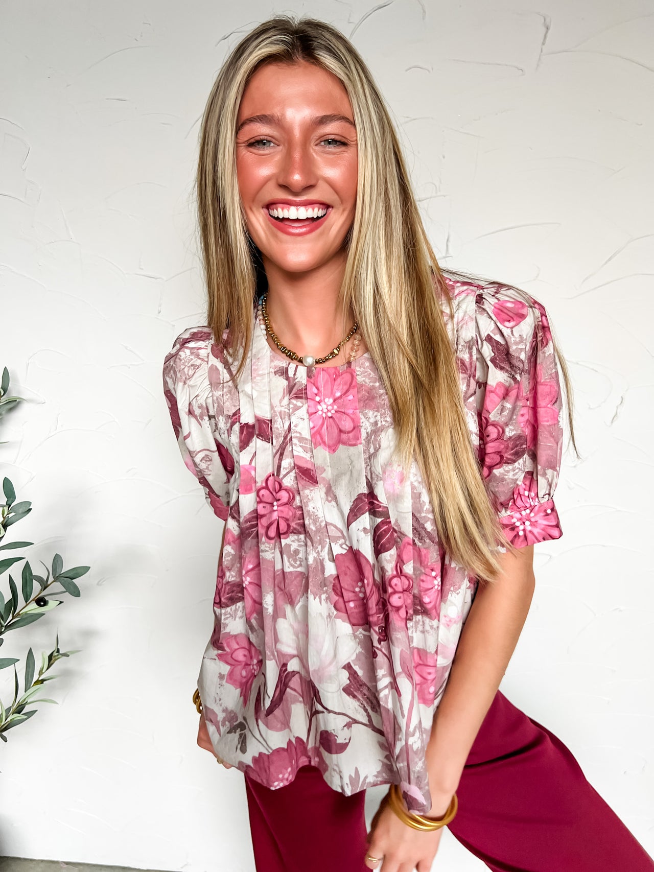 Lighten The Mood Floral- Rosey