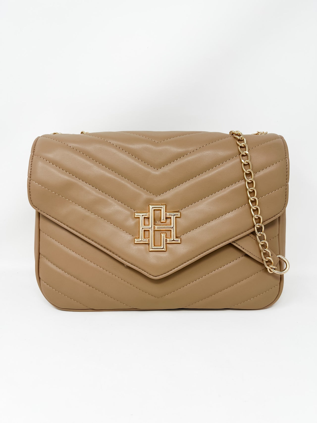 {CH} Mia Crossbody Bag Latte VQ