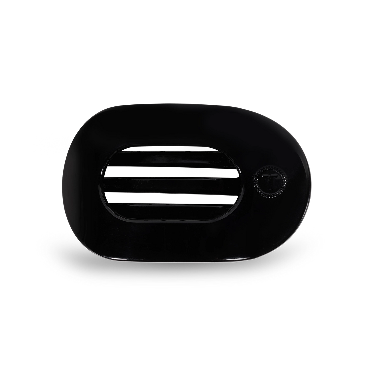 Jet Black Round Clip- Small