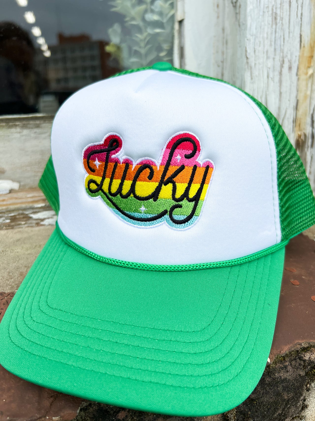 Lucky Rainbow Foam Hat