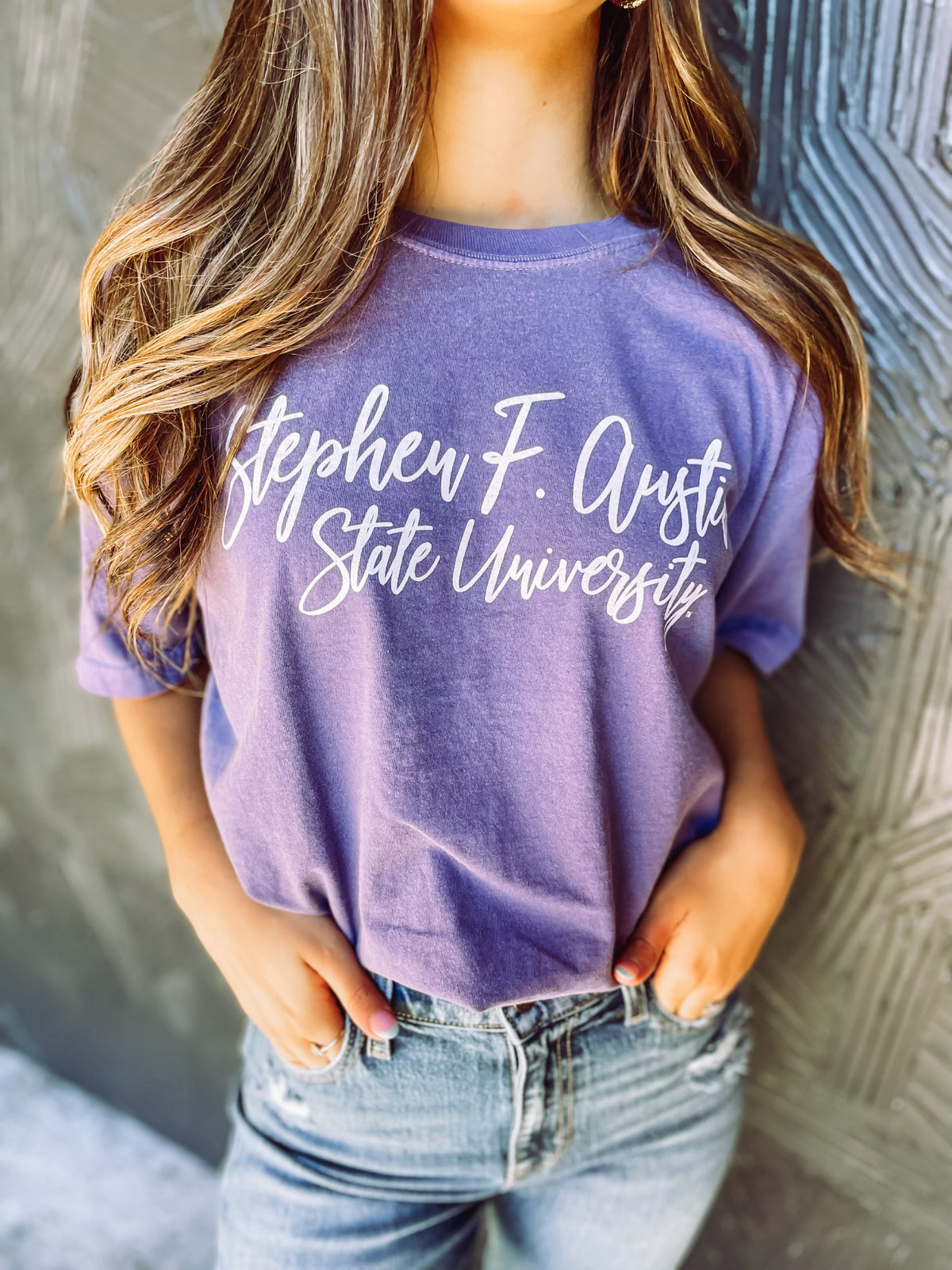 Grape In Cursive SFA Cursive- Grape