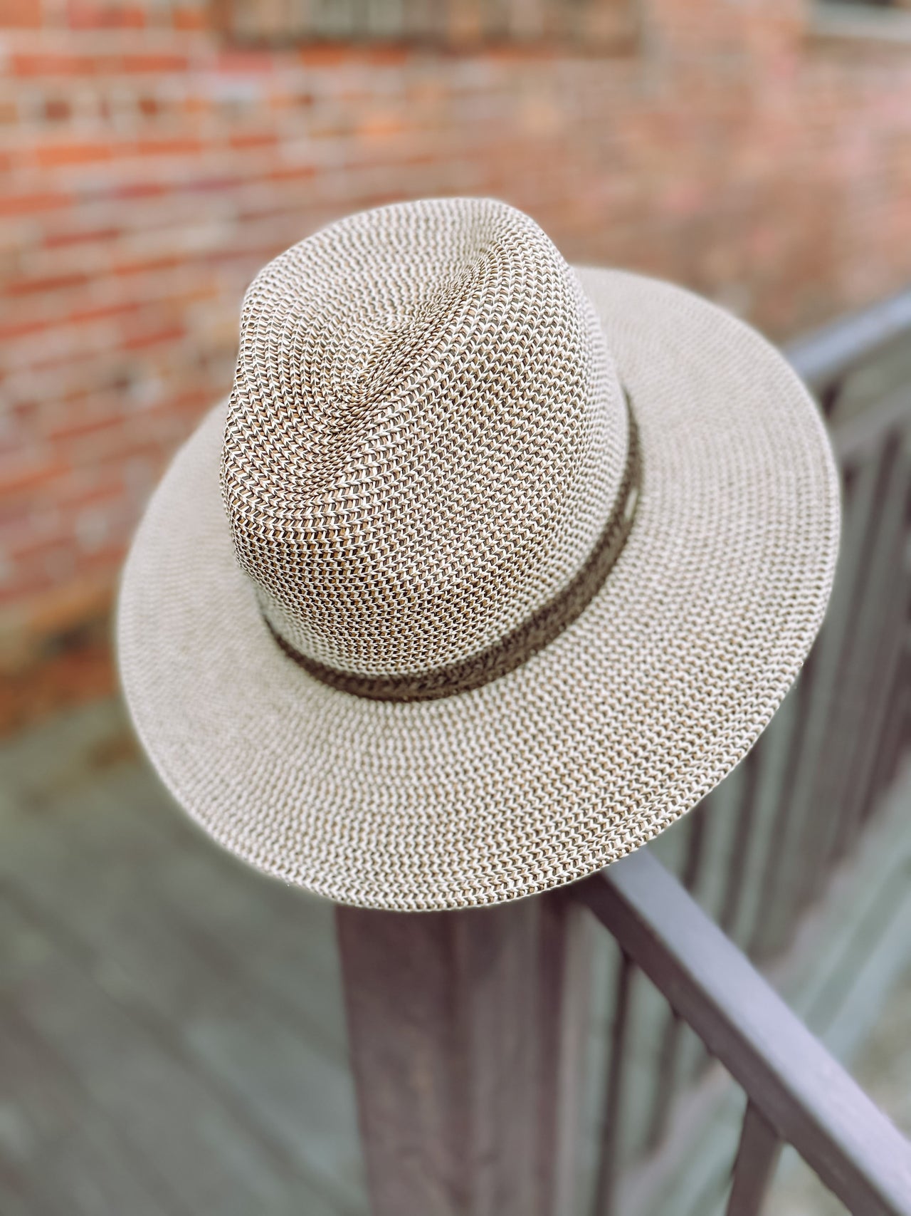 Not Enough Panama Sun Hat- Brown
