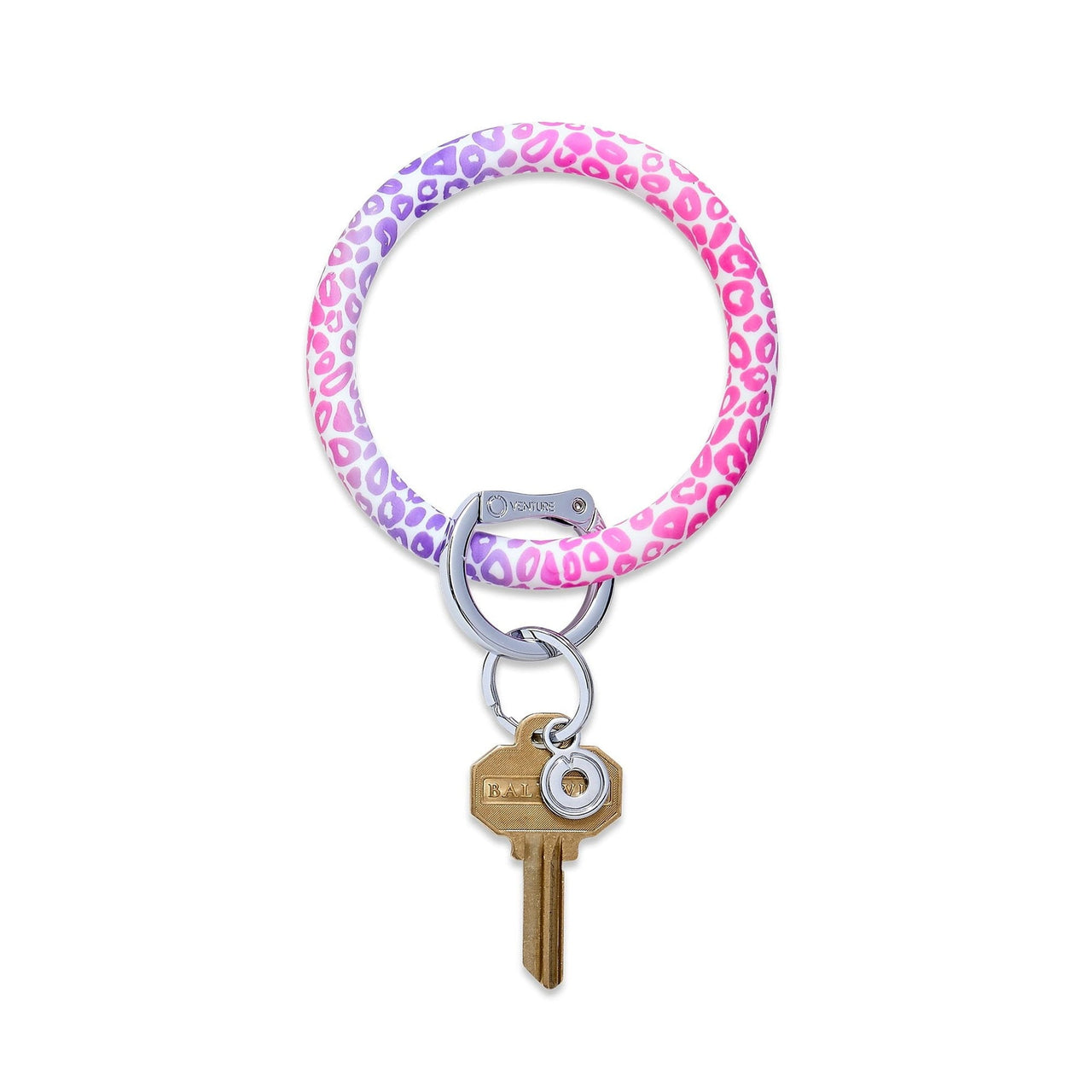 Pink Cheetah Print Collection Key Ring