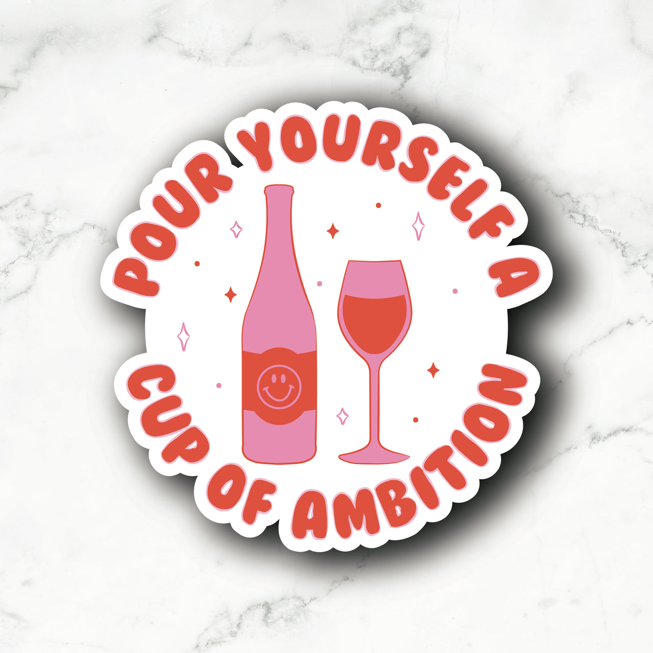 Cup Of Ambition Sticker