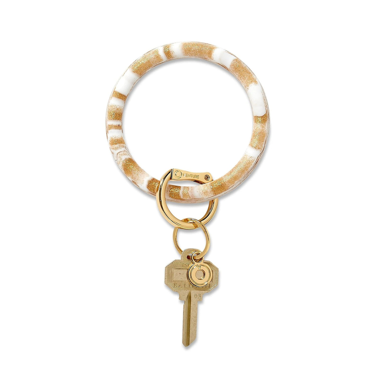 Gold Rush Marble Collection Key Ring