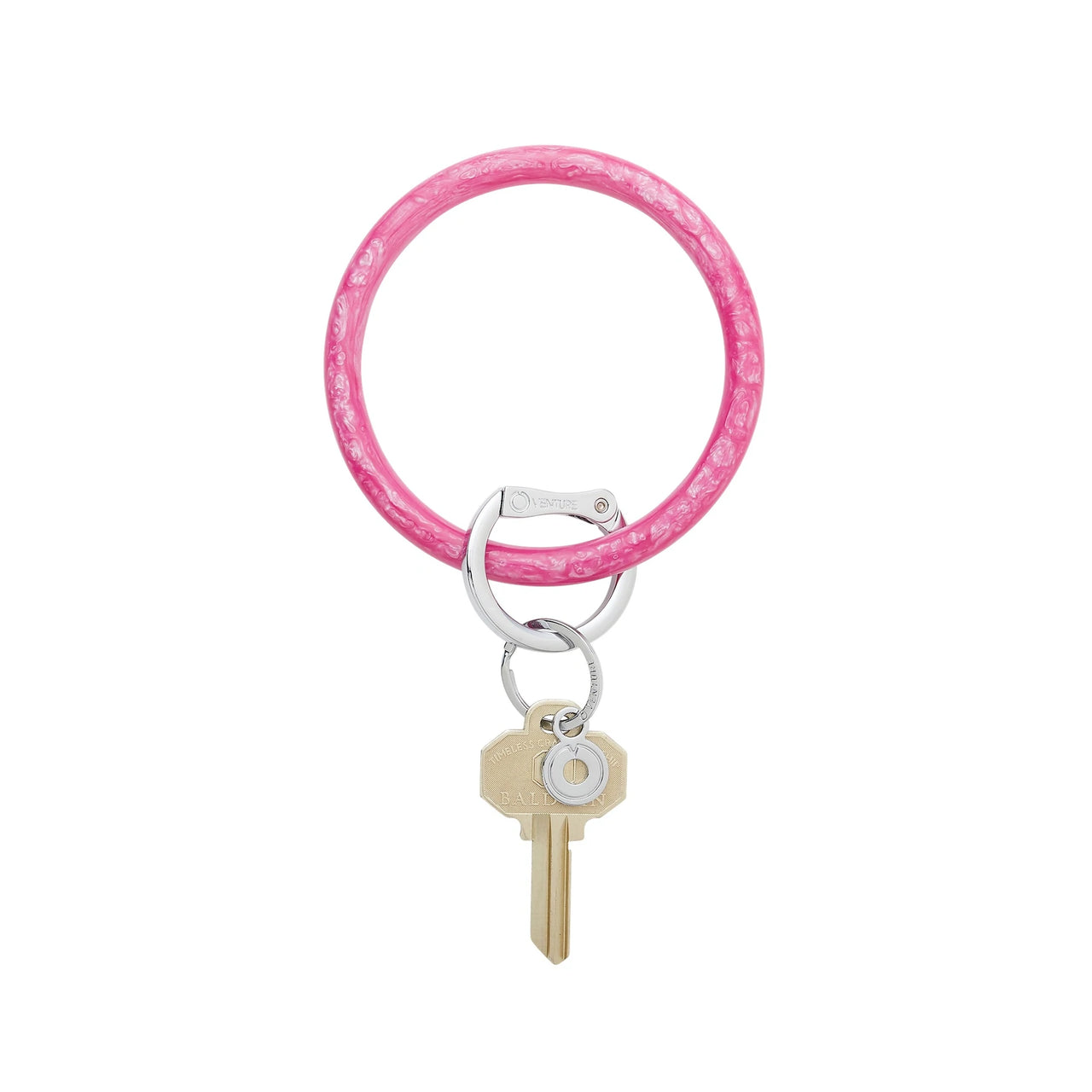 Pink Topaz Resin Collection Key Ring